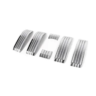 Krom grill-lister (2017-2023) Toyota Land Cruiser Prado 150 2009–2023 foto 2