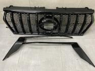 Toyota Land Cruiser Prado 150 2009–2023 Kølergrill 2017↗ LED (Zeus Black, med Black øjenbryn) foto 3