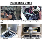 Toyota Land Cruiser 200 2007–2021 Sæt til trådløs telefonopladning (2015+) foto 2