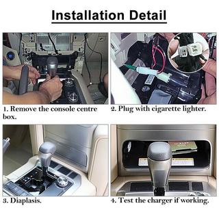 Sæt til trådløs telefonopladning (2015+) Toyota Land Cruiser 200 2007–2021 foto 2