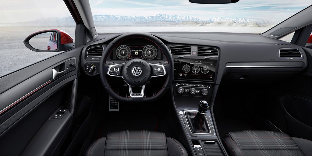 Test af den sportslige hatchback Volkswagen Golf GTI