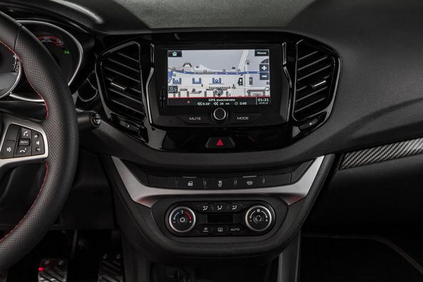 Sportsmodifikation af sedanen Lada Sport Vesta Foto 14