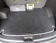 Hyundai Santa Fe 2 2006–2012 Bagagerumsmåtte (EVA, sort) (5 sæder) foto 1