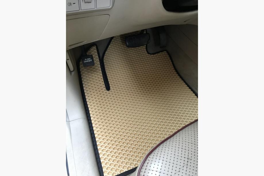 Hyundai Santa Fe 2 2006–2012 EVA-bilmåtter (beige) Foto 6
