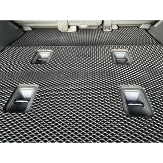 Bagagerumsmåtte 2 stk. (EVA, 7 sæder, sort) Lexus LX570/450d 2008–2022 foto 3