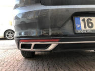 Volkswagen Passat B8 2015–2023 Udstødningsrør afdækninger Carmos SD/SW (2019+, 3 stk, rustfrit stål) foto 2