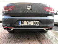Volkswagen Passat B8 2015–2023 Udstødningsrør afdækninger Carmos SD/SW (2019+, 3 stk, rustfrit stål) foto 4