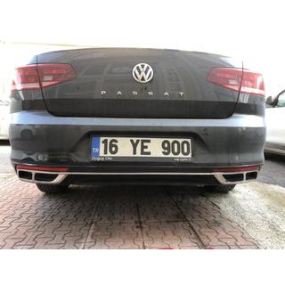 Udstødningsrør afdækninger Carmos SD/SW (2019+, 3 stk, rustfrit stål) foto 4