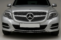 Mercedes GLK-klasse X204 2008–2015 Kølergitter foran Diamond Silver (2013-2015) foto 1