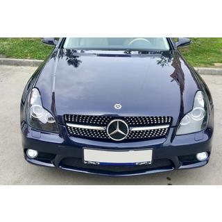 Frontgrill (2005-2008, Diamond Silver) Mercedes CLS C219 2004–2010 foto 1