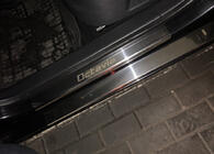 Skoda Octavia II A5 2010–2013 Carmos dørtrinslister (8 stk., rustfrit stål) foto 1