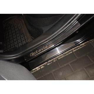 Carmos dørtrinslister (8 stk., rustfrit stål) Skoda Octavia II A5 2010–2013 foto 2