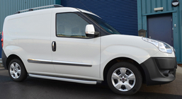 Fiat Doblo II 2010–2022 Dørlister (4 stk., rustfrit stål) OmsaLine - italiensk rustfrit stål foto 7