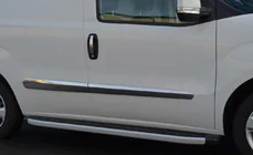 Fiat Doblo II 2010–2022 Dørlister (4 stk., rustfrit stål) foto 5