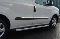 Fiat Doblo II 2010–2022 Dørlister (4 stk., rustfrit stål) foto 6