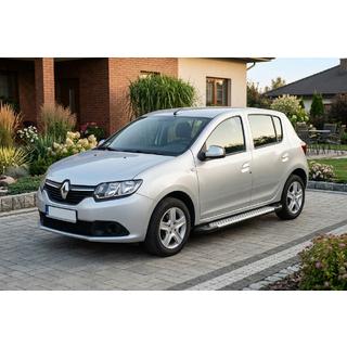 Sidetrin Allmond Grey (2 stk., aluminium) Renault Sandero 2013–2022 foto 1