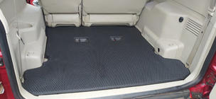 Mitsubishi Pajero Wagon III 1999–2006 Bagagerumsmåtte (EVA, sort) foto 1