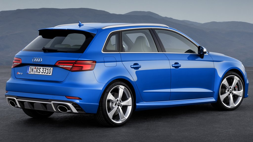 Test af den opladede Audi RS3 Sportback quattro-hatchback