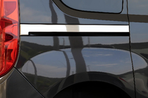 Fiat Doblo II 2010–2022 Bred liste under skydedør (2 stk., rustfrit stål) foto 3