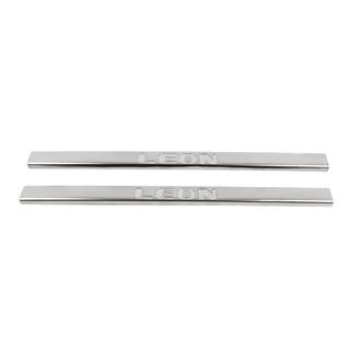 Dørtrinslister Carmos (2-dørs, rustfrit stål) Seat Leon 2013–2020 foto 2