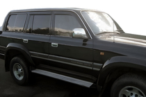 Toyota Land Cruiser 80 1990–1997 Vindafvisere til sideruder (4 stk., HIC) foto 1