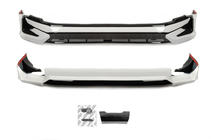 Toyota Land Cruiser Prado 150 2009–2023 For- og bagkofangerlæber 2023-Designs (2017-) Hvid farve foto 1