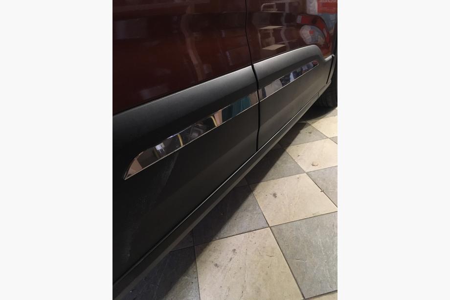 Peugeot Partner/Rifter 2019– Dækkapper til dørlister (rustfrit stål) Carmos - Tyrkisk stål Foto 4
