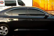 Skoda Superb 2015–2024 Vindafvisere med kromliste SD (4 stk., Niken) foto 3