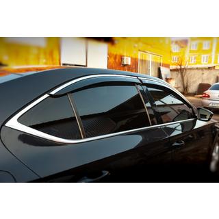 Vindafvisere med kromliste SD (4 stk., Niken) Skoda Superb 2015–2024 foto 2