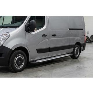 X5-type sidetrin (2 stk., aluminium) foto 1
