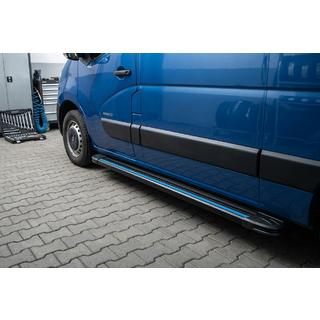 Maya Blue sidetrin (2 stk., aluminium) Opel Movano 2010–2021 foto 1