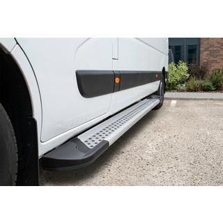 Sidetrin New Vision Grey (2 stk., aluminium) foto 1