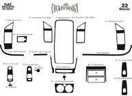 Fiat Ducato 2006–2025 Instrumentpanelbeklædning (2006-2014) Aluminium foto 3
