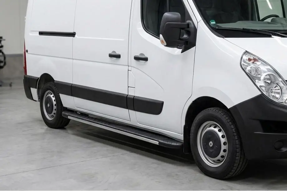 Opel Movano 2010–2021 Sidetrin Bosphorus Grey (2 stk., aluminium) Image