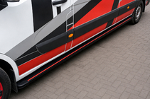 Renault Master 2011–2023 Sidetrin Maya Red (2 stk., aluminium) foto 1