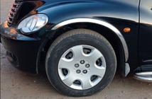 Chrysler PT Cruiser 2000–2010 Skærmkantlister (4 stk., rustfrit stål) foto 2