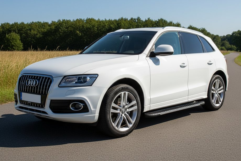 Audi Q5 2008–2017 Sidetrin Bosphorus Grey (2 stk., aluminium) Image