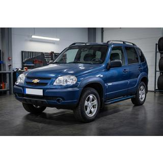 Maya Blue sidetrin (2 stk., aluminium) foto 1