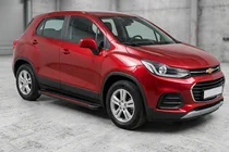 Chevrolet Trax 2012–2023 Sidetrin Maya Red (2 stk., aluminium) foto 1