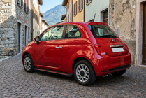 Fiat 500/500L 2013–2022 Sidetrin Maya Red (2 stk., aluminium) foto 1