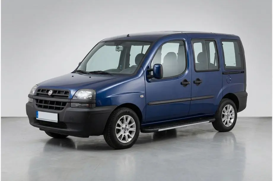 Fiat Doblo I 2001–2005 Sidetrin Bosphorus Grey (2 stk., aluminium) Image