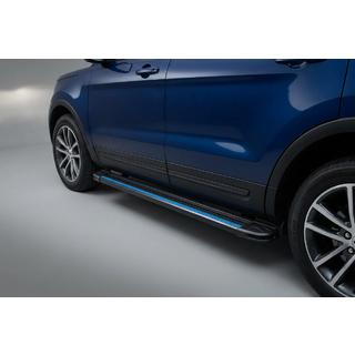Maya Blue sidetrin (2 stk., aluminium) foto 1