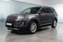 Ford Explorer 2011–2019 Sidetrin Bosphorus Grey (2 stk., aluminium) foto 1
