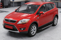 Ford Kuga 2008–2013 Sidetrin Bosphorus Grey (2 stk., aluminium) foto 1
