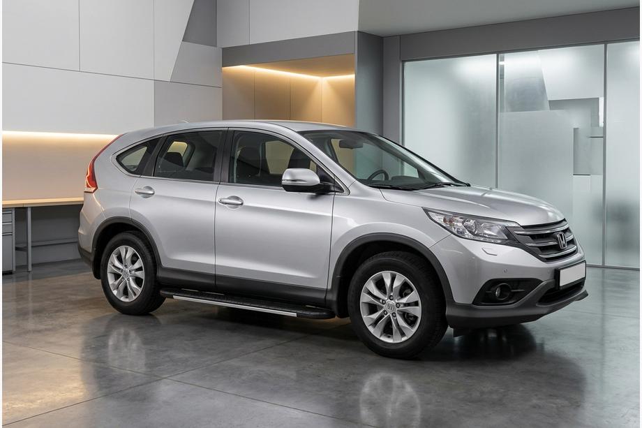 Honda CRV 2012–2016 Sidetrin Bosphorus Grey (2 stk., aluminium) Image