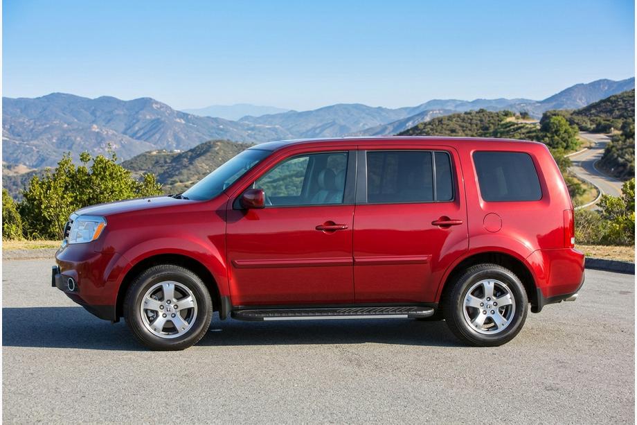 Honda Pilot 2008–2015 Sidetrin Bosphorus Grey (2 stk., aluminium) Image