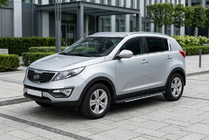 Kia Sportage 2010–2015 Sidetrin Bosphorus Grey (2 stk., aluminium) foto 1