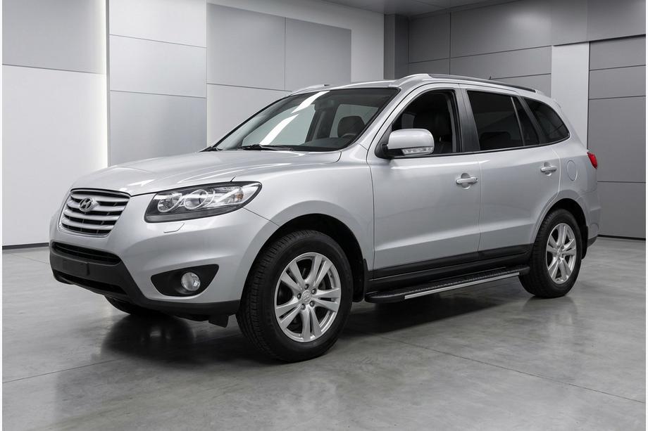 Hyundai Santa Fe 2 2006–2012 Sidetrin Bosphorus Grey (2 stk., aluminium) Image