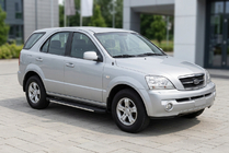 Kia Sorento I BL 2002–2009 Sidetrin Bosphorus Grey (2 stk., aluminium) foto 1