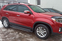 Kia Sorento II XM 2009–2014 Sidetrin Bosphorus Grey (2 stk., aluminium) foto 8